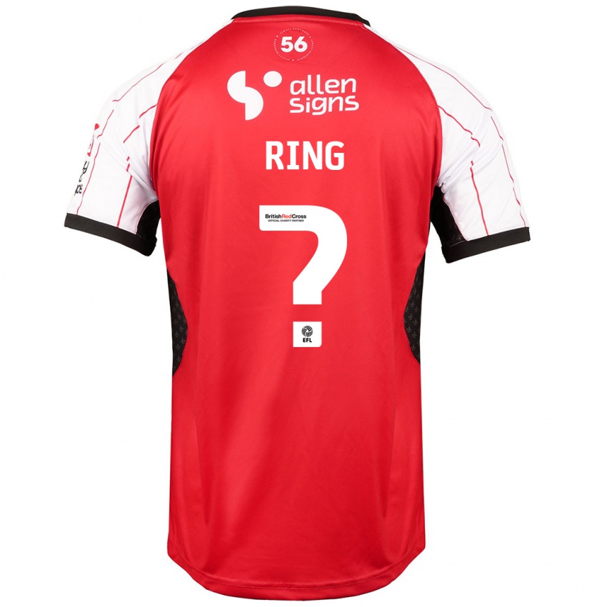 Niño Camiseta Erik Ring #0 Blanco 1ª Equipación 2024/25 La Camisa Argentina