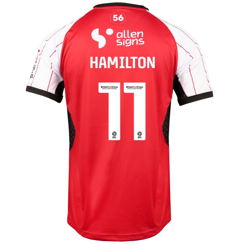 Niño Camiseta Ethan Hamilton #11 Blanco 1ª Equipación 2024/25 La Camisa Argentina