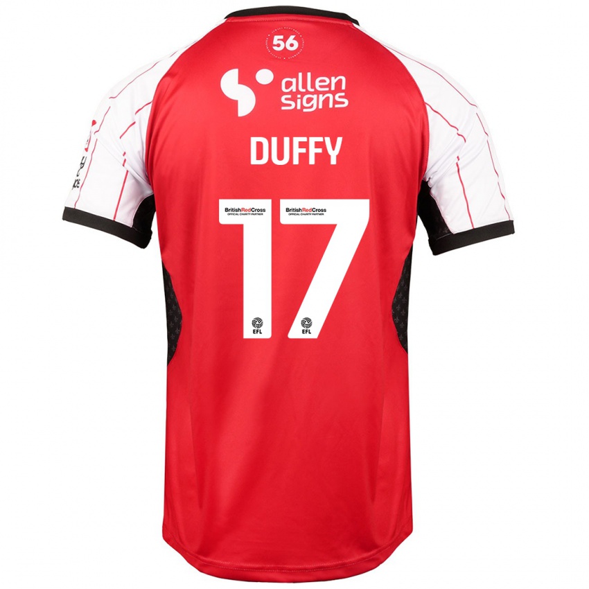 Niño Camiseta Dylan Duffy #17 Blanco 1ª Equipación 2024/25 La Camisa Argentina