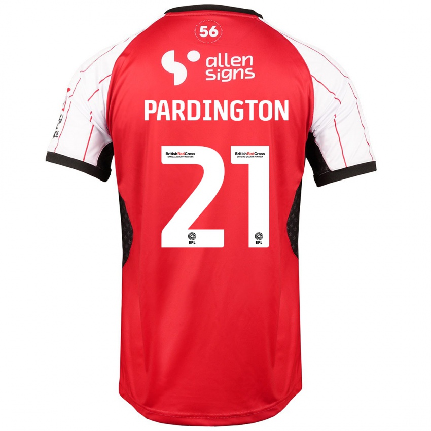 Niño Camiseta Jamie Pardington #21 Blanco 1ª Equipación 2024/25 La Camisa Argentina