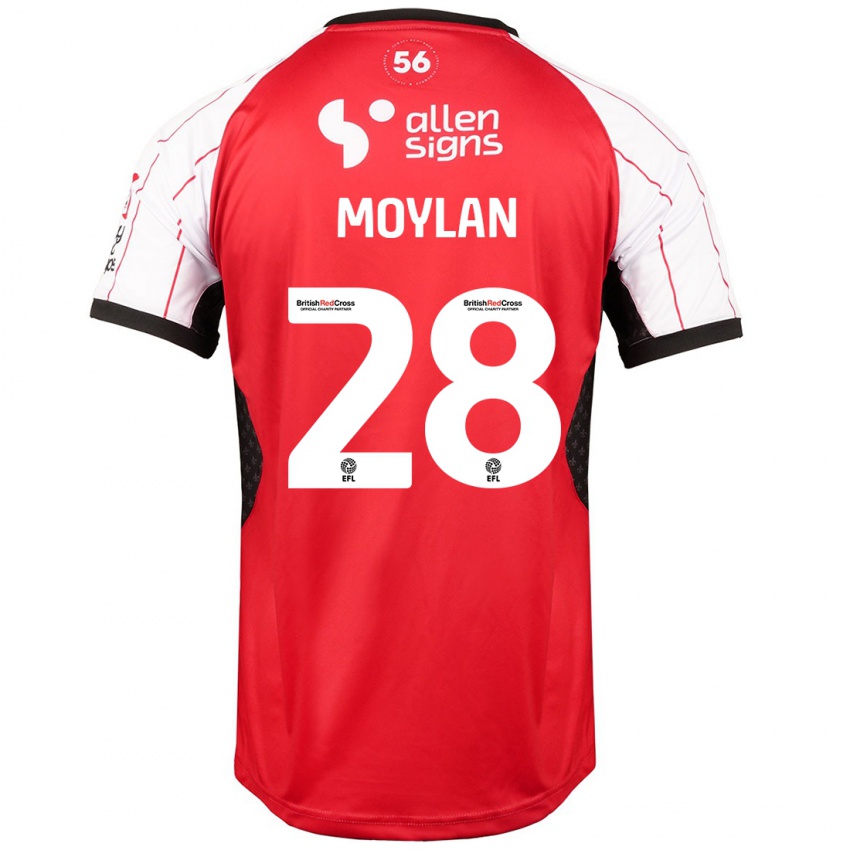 Niño Camiseta Jack Moylan #28 Blanco 1ª Equipación 2024/25 La Camisa Argentina