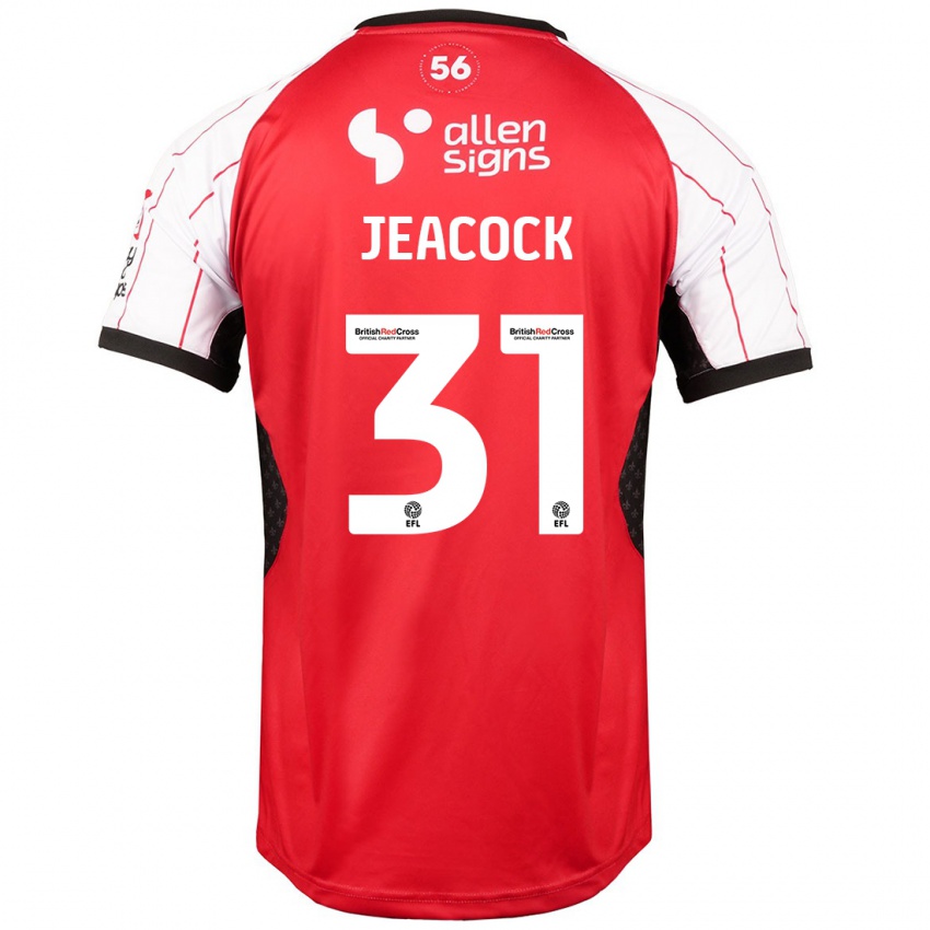 Niño Camiseta Zach Jeacock #31 Blanco 1ª Equipación 2024/25 La Camisa Argentina