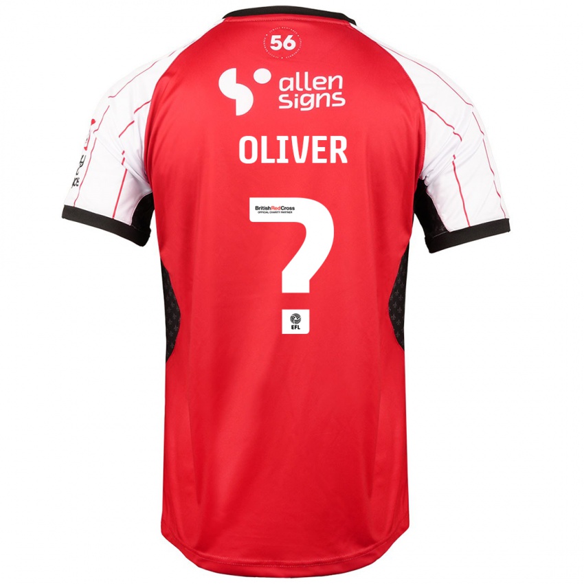 Niño Camiseta Denny Oliver #0 Blanco 1ª Equipación 2024/25 La Camisa Argentina