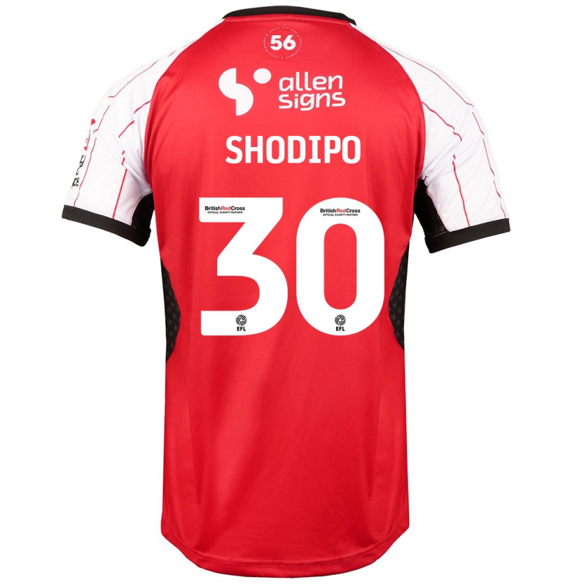 Niño Camiseta Olamide Shodipo #30 Blanco 1ª Equipación 2024/25 La Camisa Argentina