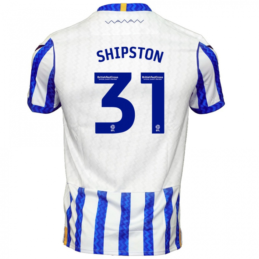 Niño Camiseta Rio Shipston #31 Azul Blanco 1ª Equipación 2024/25 La Camisa Argentina