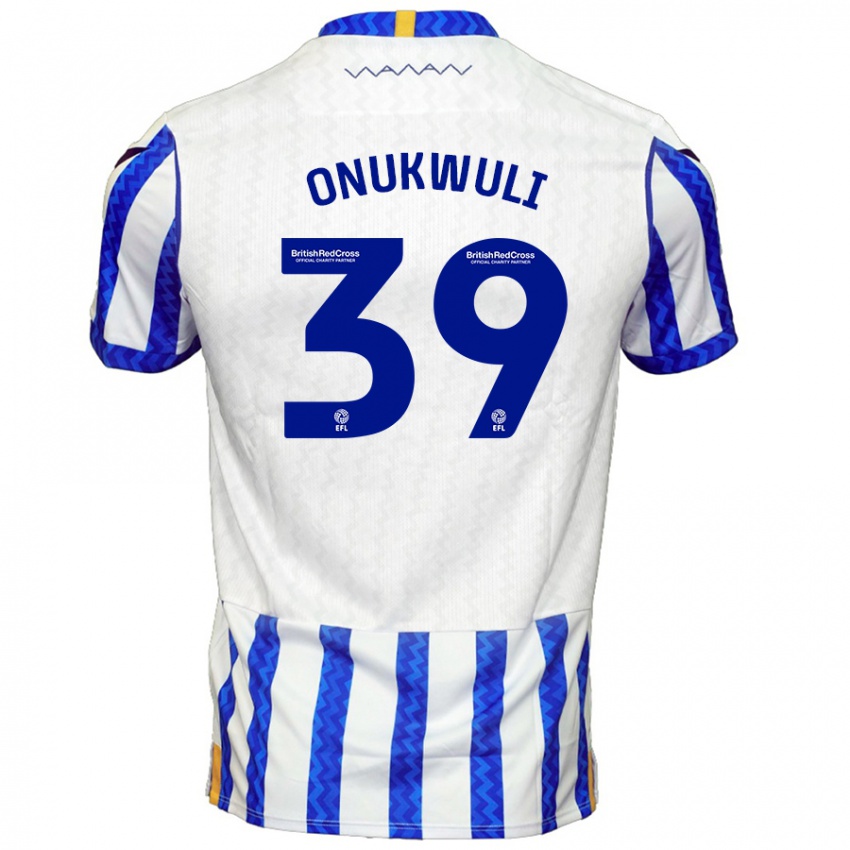 Niño Camiseta Favour Onukwuli #39 Azul Blanco 1ª Equipación 2024/25 La Camisa Argentina