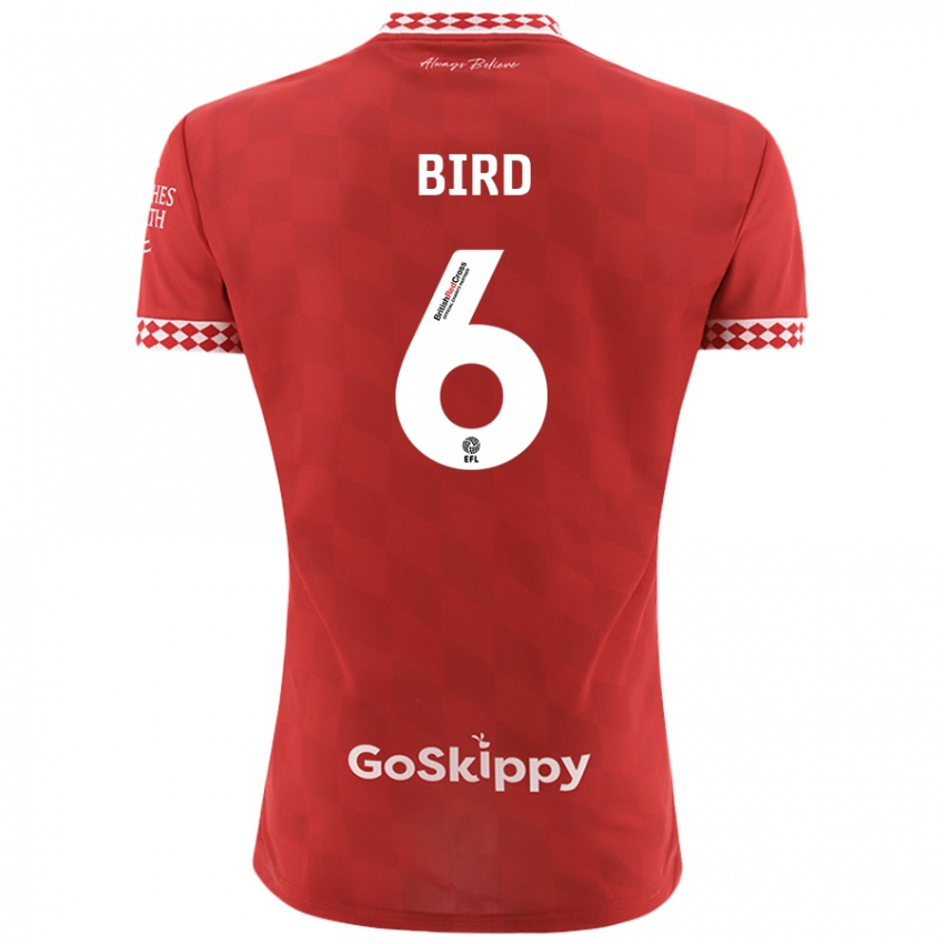 Niño Camiseta Max Bird #6 Rojo 1ª Equipación 2024/25 La Camisa Argentina