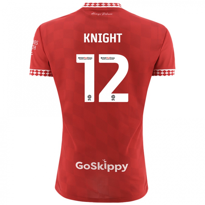 Niño Camiseta Jason Knight #12 Rojo 1ª Equipación 2024/25 La Camisa Argentina