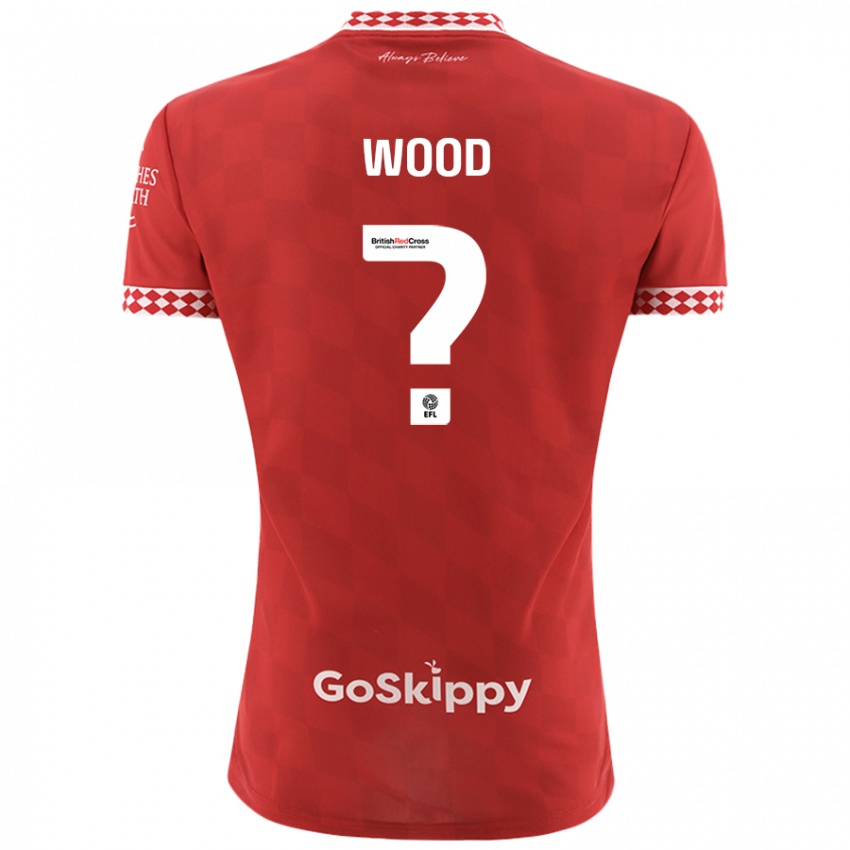 Niño Camiseta Callum Wood #0 Rojo 1ª Equipación 2024/25 La Camisa Argentina