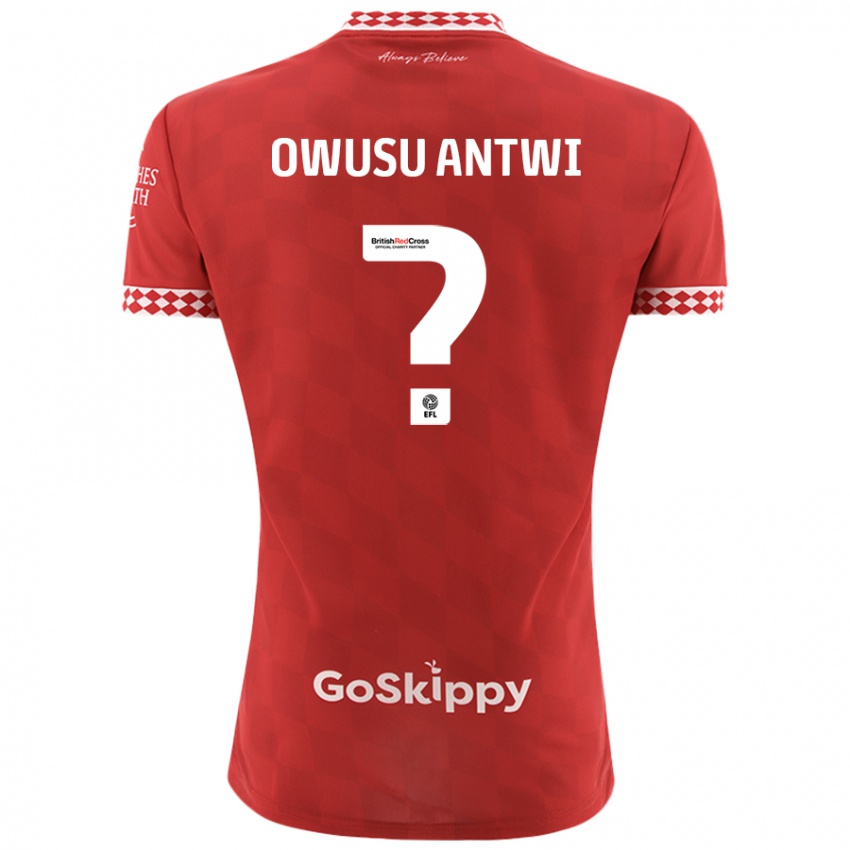 Niño Camiseta Filbert Owusu-Antwi #0 Rojo 1ª Equipación 2024/25 La Camisa Argentina