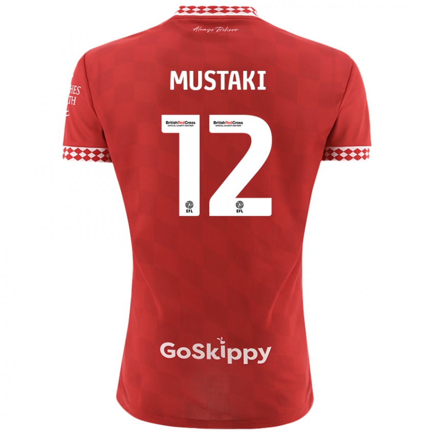 Niño Camiseta Chloe Mustaki #12 Rojo 1ª Equipación 2024/25 La Camisa Argentina