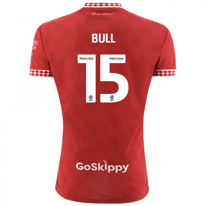 Niño Camiseta Jasmine Bull #15 Rojo 1ª Equipación 2024/25 La Camisa Argentina