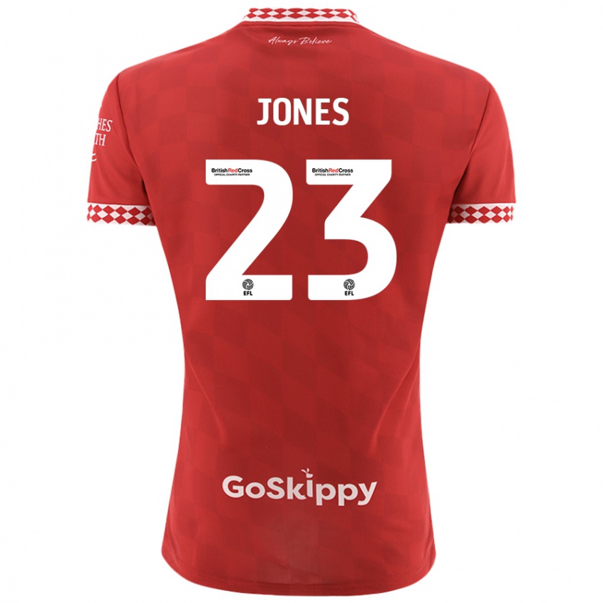 Niño Camiseta Carrie Jones #23 Rojo 1ª Equipación 2024/25 La Camisa Argentina