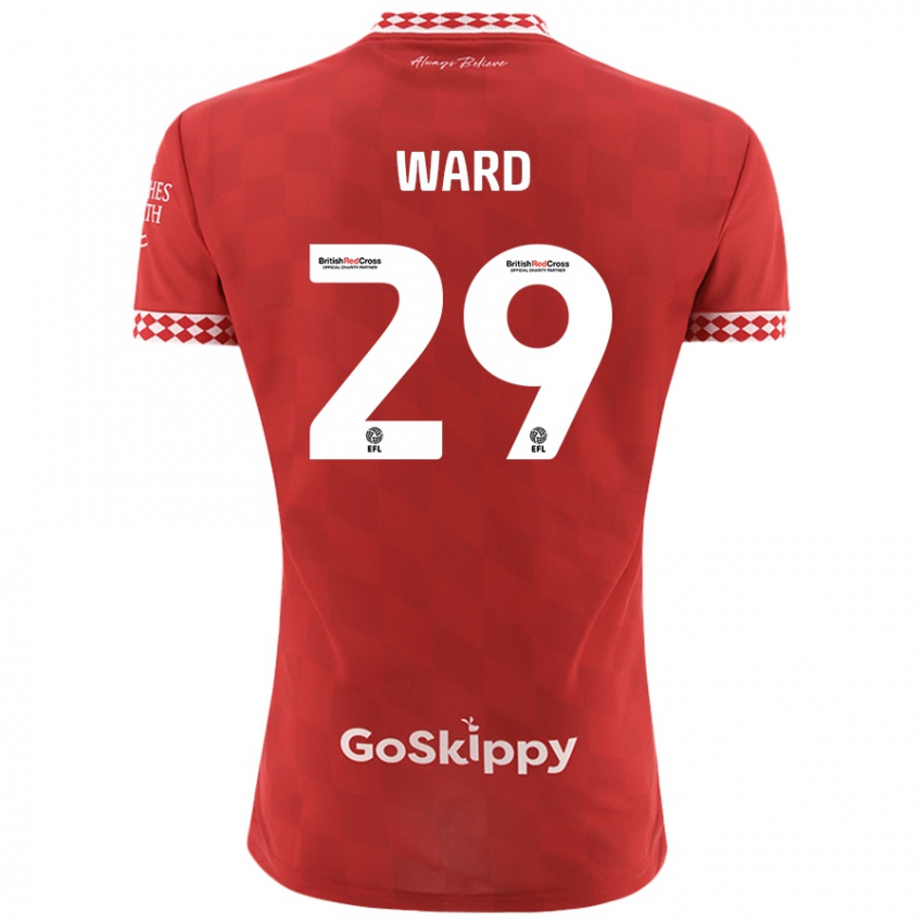 Niño Camiseta Mari Ward #29 Rojo 1ª Equipación 2024/25 La Camisa Argentina