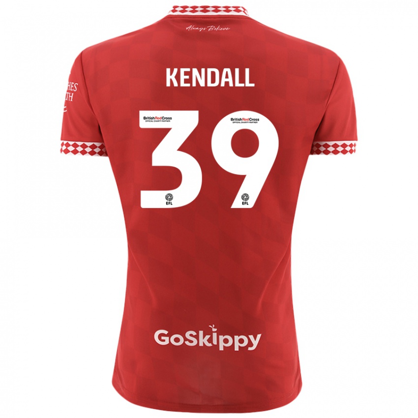 Niño Camiseta Maya Kendall #39 Rojo 1ª Equipación 2024/25 La Camisa Argentina