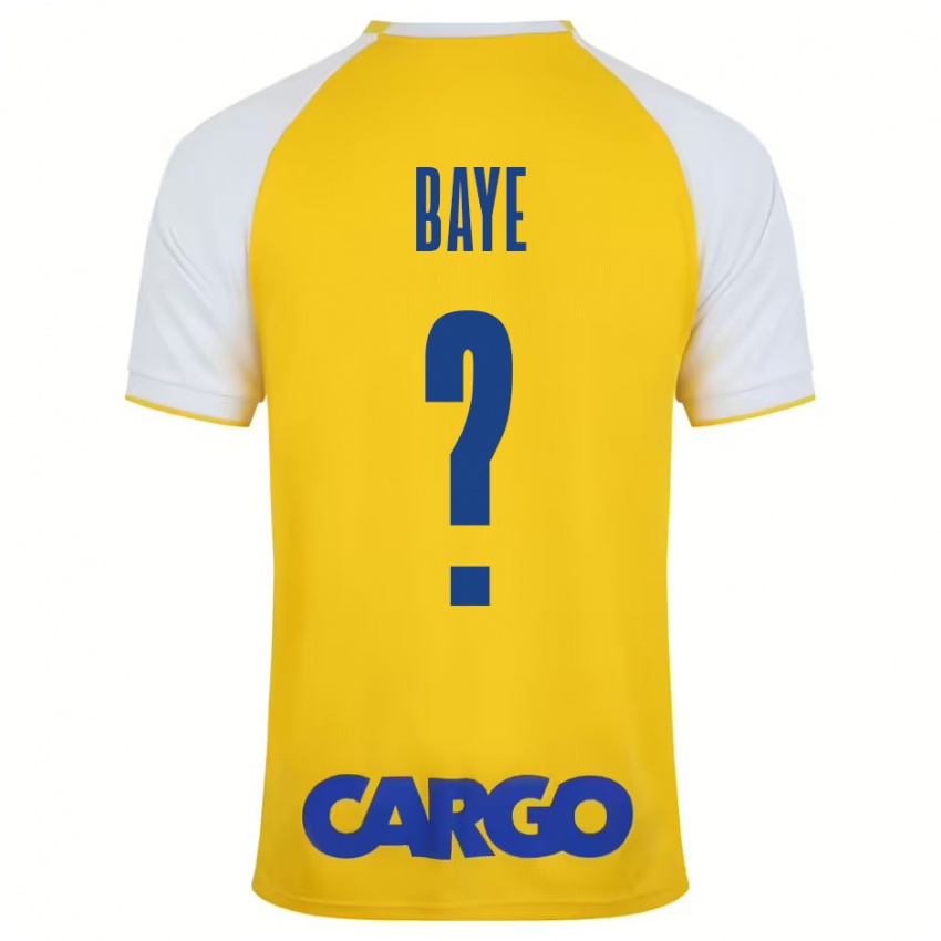 Niño Camiseta Orel Baye #0 Amarillo Blanco 1ª Equipación 2024/25 La Camisa Argentina