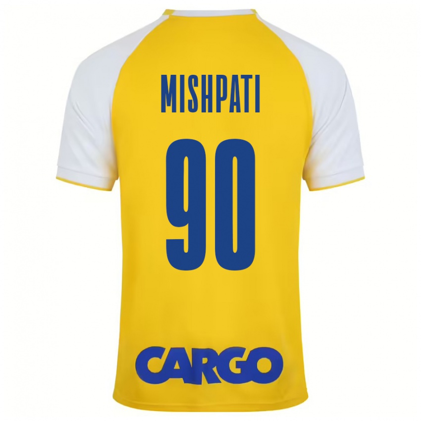 Niño Camiseta Roi Mishpati #90 Amarillo Blanco 1ª Equipación 2024/25 La Camisa Argentina