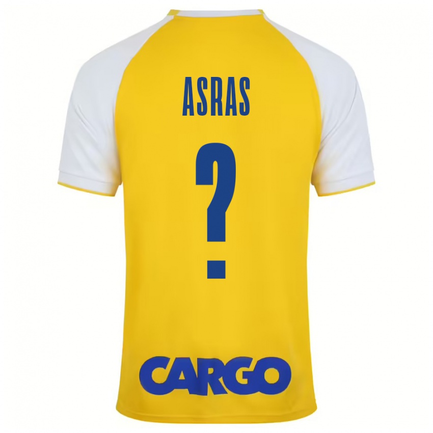 Niño Camiseta Lotem Asras #0 Amarillo Blanco 1ª Equipación 2024/25 La Camisa Argentina