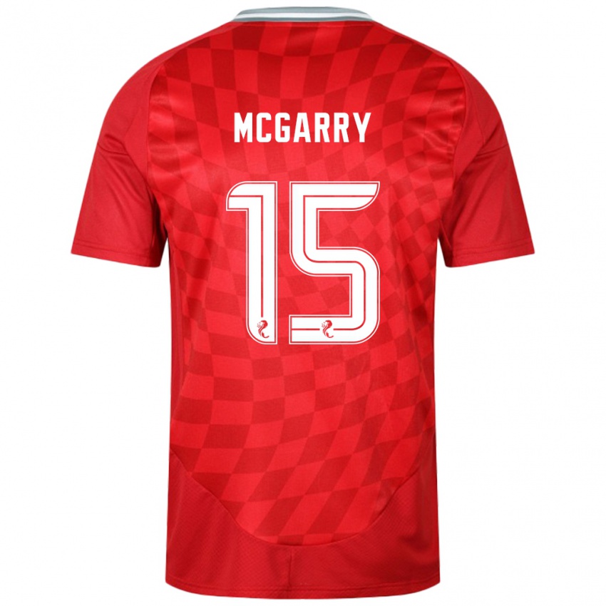 Niño Camiseta James Mcgarry #15 Rojo 1ª Equipación 2024/25 La Camisa Argentina