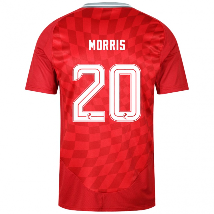 Niño Camiseta Shayden Morris #20 Rojo 1ª Equipación 2024/25 La Camisa Argentina