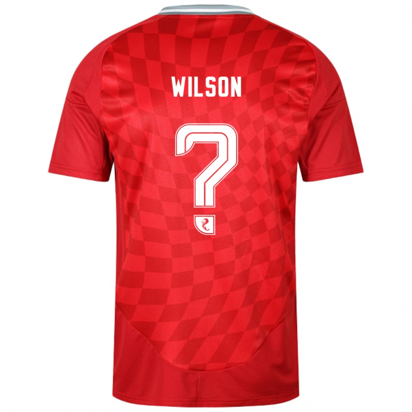 Niño Camiseta Cameron Wilson #0 Rojo 1ª Equipación 2024/25 La Camisa Argentina