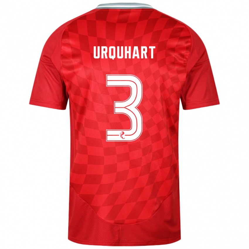 Niño Camiseta Millie Urquhart #3 Rojo 1ª Equipación 2024/25 La Camisa Argentina