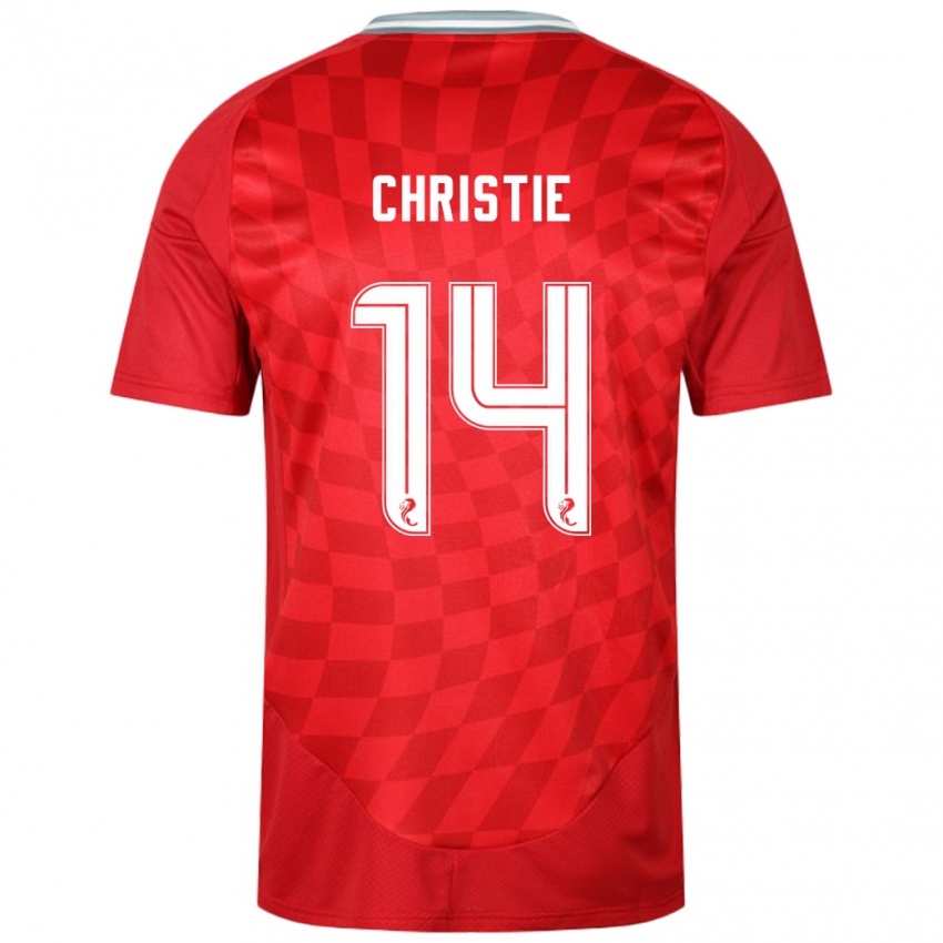 Niño Camiseta Mya Christie #14 Rojo 1ª Equipación 2024/25 La Camisa Argentina