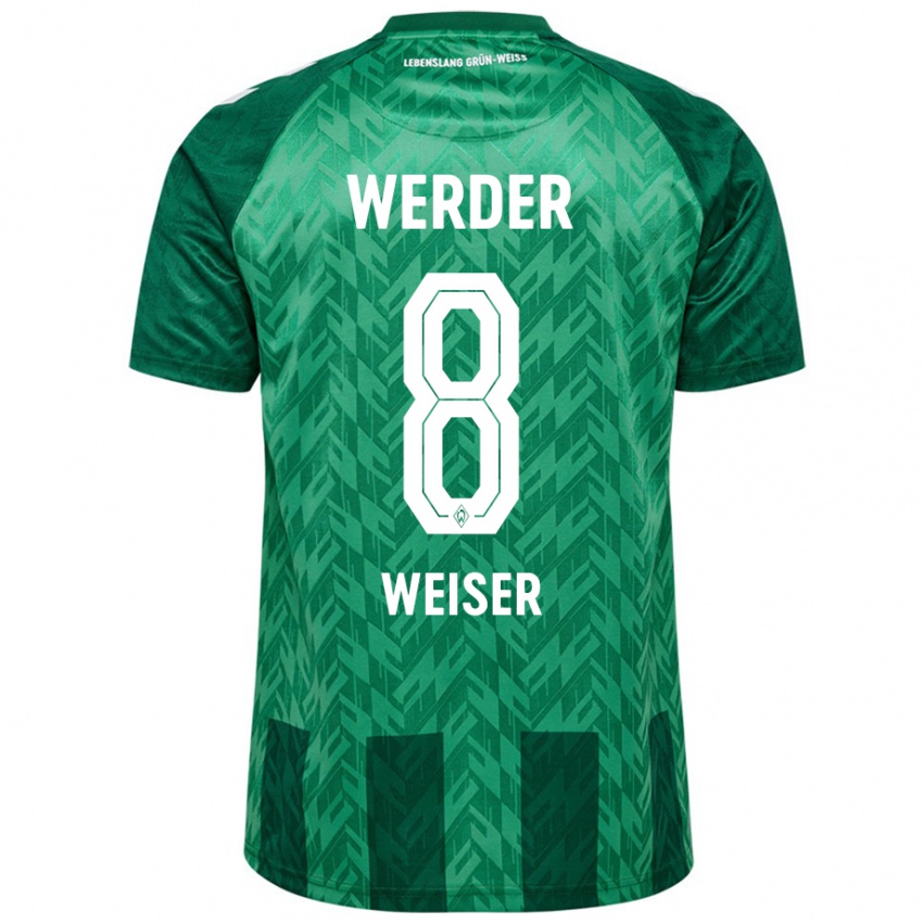 Niño Camiseta Mitchell Weiser #8 Verde 1ª Equipación 2024/25 La Camisa Argentina