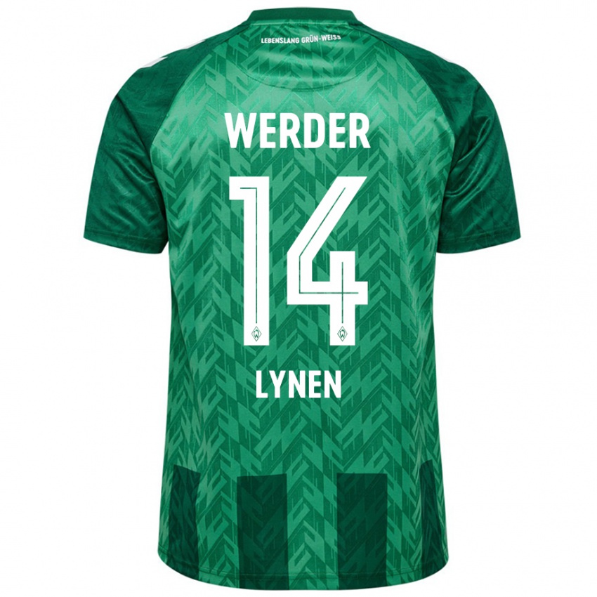 Niño Camiseta Senne Lynen #14 Verde 1ª Equipación 2024/25 La Camisa Argentina