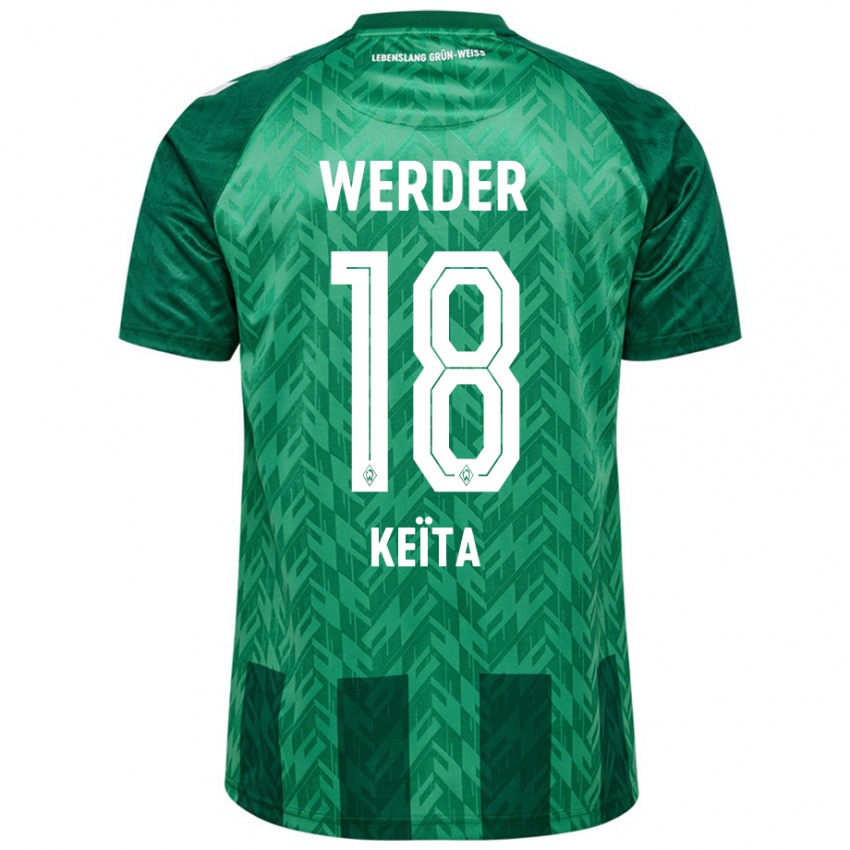 Niño Camiseta Naby Keïta #18 Verde 1ª Equipación 2024/25 La Camisa Argentina