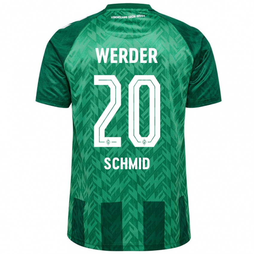 Niño Camiseta Romano Schmid #20 Verde 1ª Equipación 2024/25 La Camisa Argentina