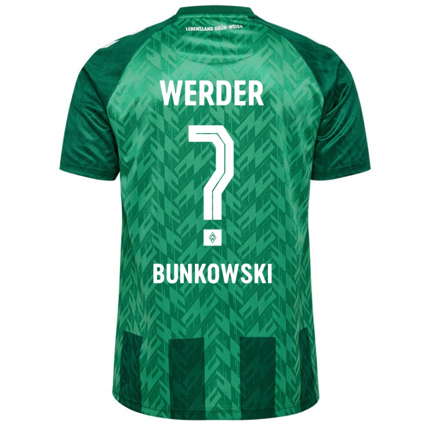 Niño Camiseta Paul Bunkowski #0 Verde 1ª Equipación 2024/25 La Camisa Argentina