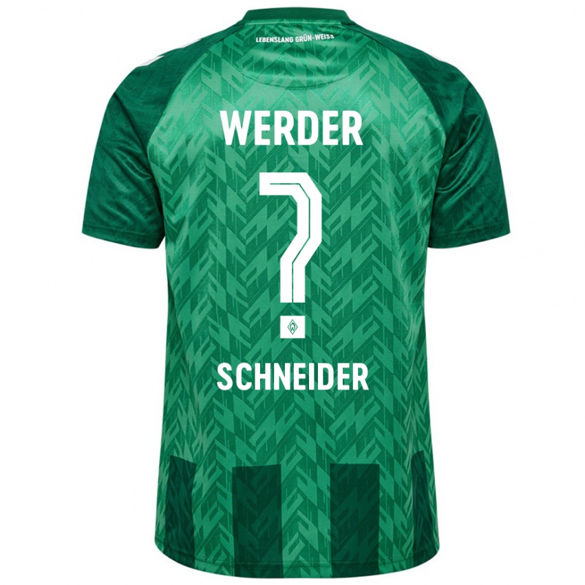 Niño Camiseta Dieter Schneider #0 Verde 1ª Equipación 2024/25 La Camisa Argentina