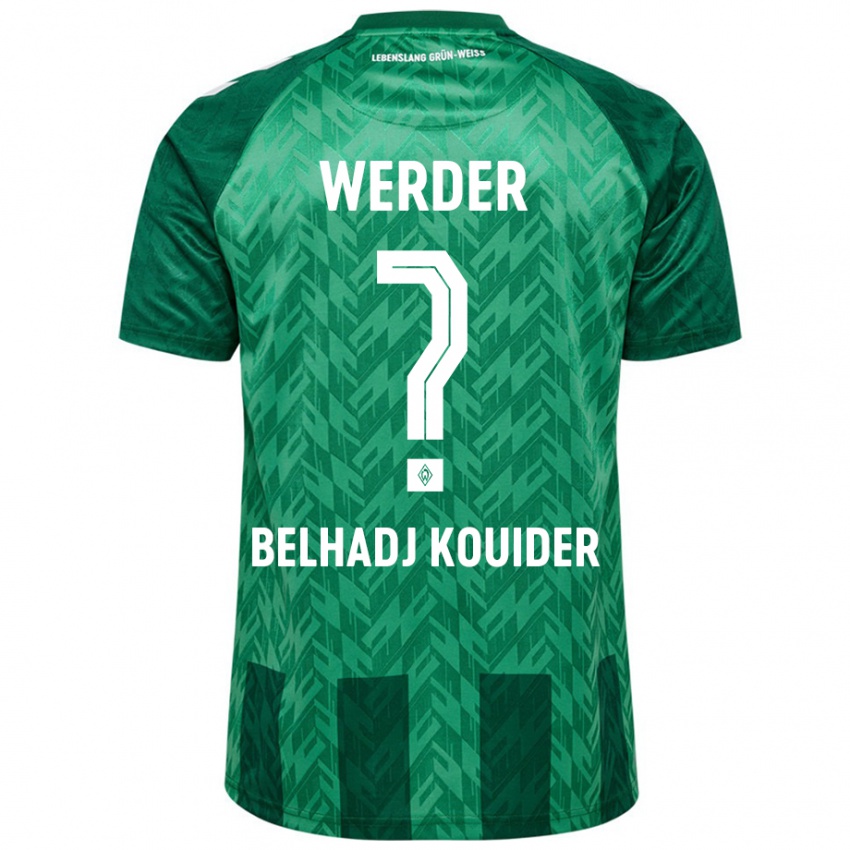 Niño Camiseta Mahfoud Belhadj Kouider #0 Verde 1ª Equipación 2024/25 La Camisa Argentina