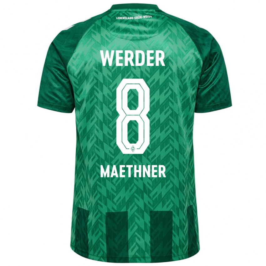 Niño Camiseta Finn Maethner #8 Verde 1ª Equipación 2024/25 La Camisa Argentina