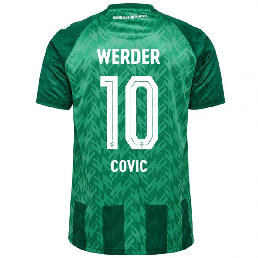 Niño Camiseta Patrice Covic #10 Verde 1ª Equipación 2024/25 La Camisa Argentina