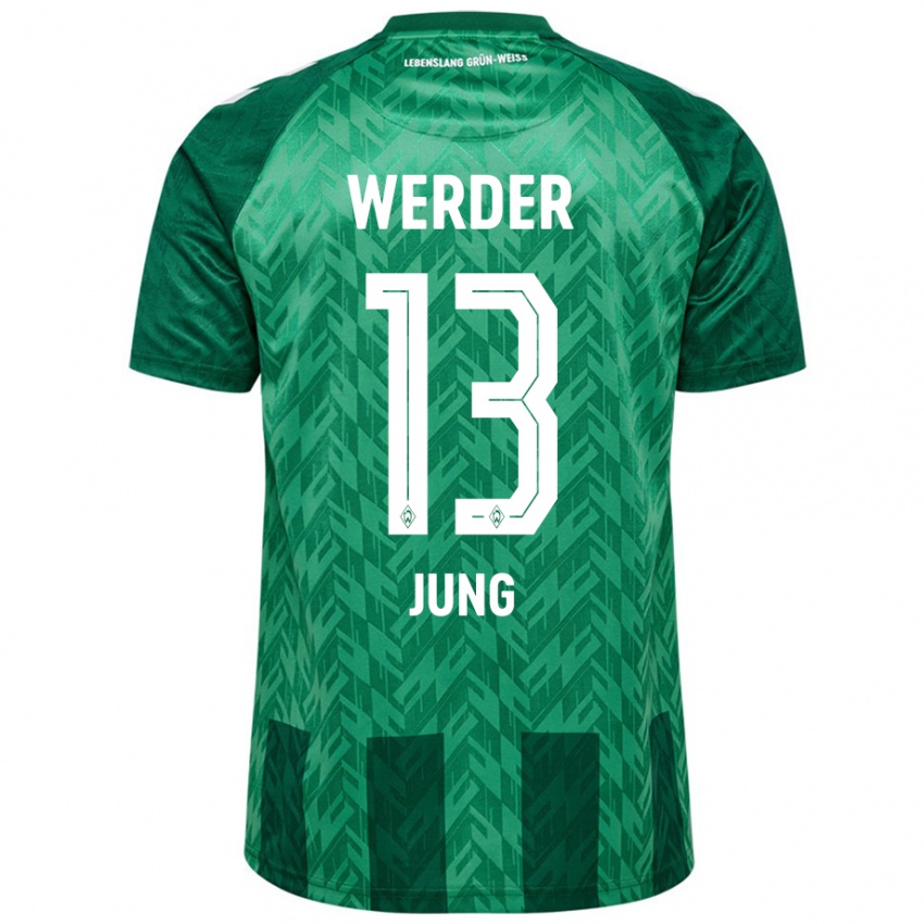 Niño Camiseta Seong-Hyeon Jung #13 Verde 1ª Equipación 2024/25 La Camisa Argentina