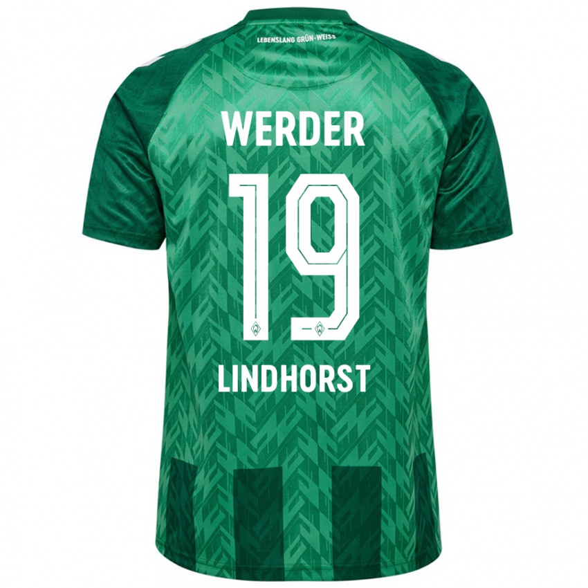 Niño Camiseta Jerrit Lindhorst #19 Verde 1ª Equipación 2024/25 La Camisa Argentina