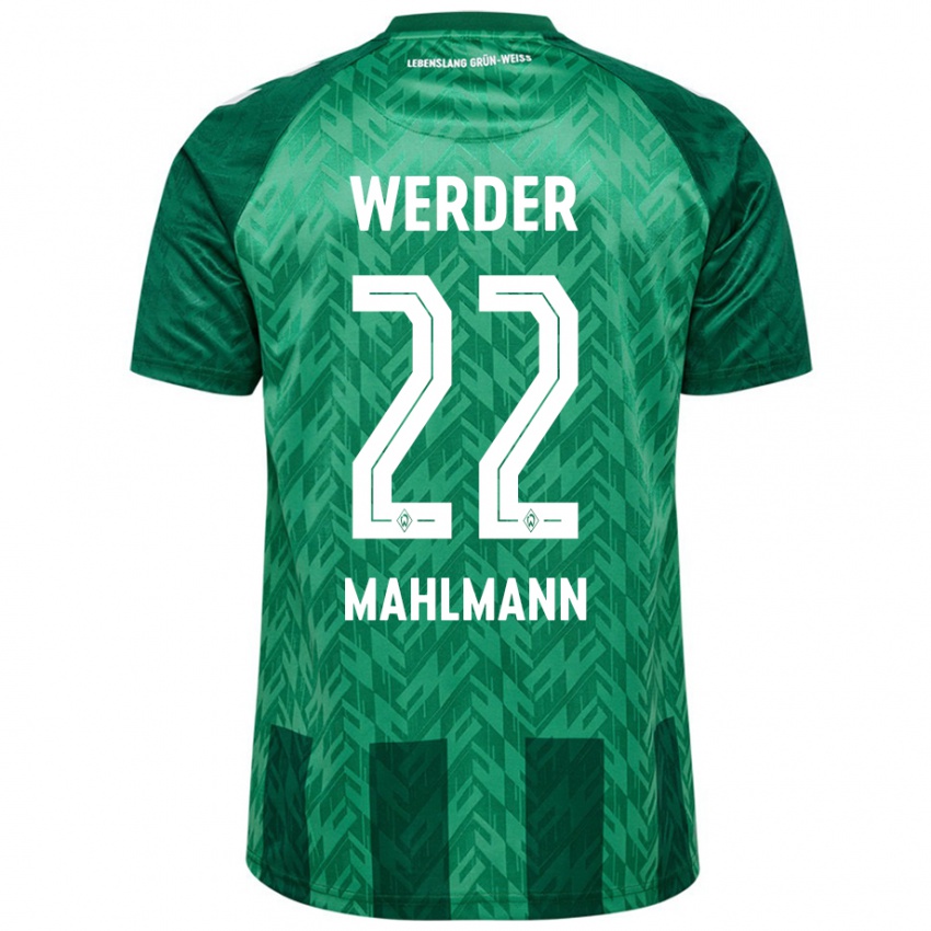 Niño Camiseta Justus Mahlmann #22 Verde 1ª Equipación 2024/25 La Camisa Argentina