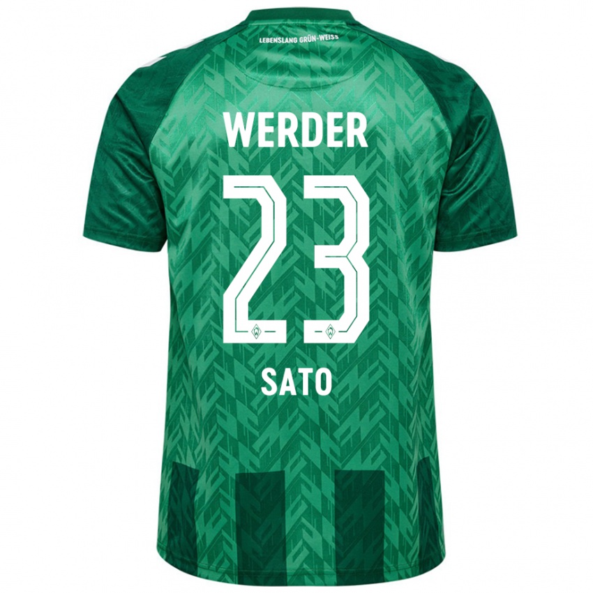 Niño Camiseta Kein Sato #23 Verde 1ª Equipación 2024/25 La Camisa Argentina