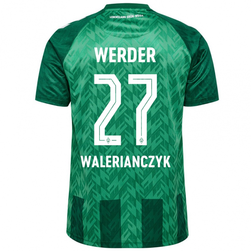 Niño Camiseta Dennis Walerianczyk #27 Verde 1ª Equipación 2024/25 La Camisa Argentina