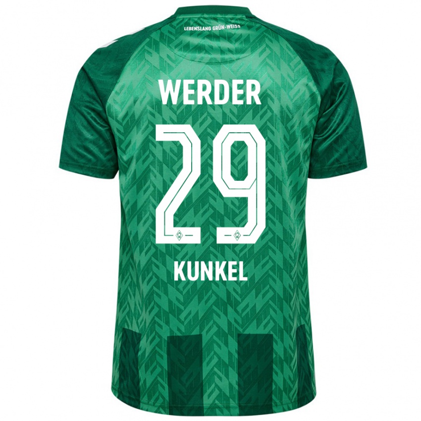 Niño Camiseta Melina Kunkel #29 Verde 1ª Equipación 2024/25 La Camisa Argentina