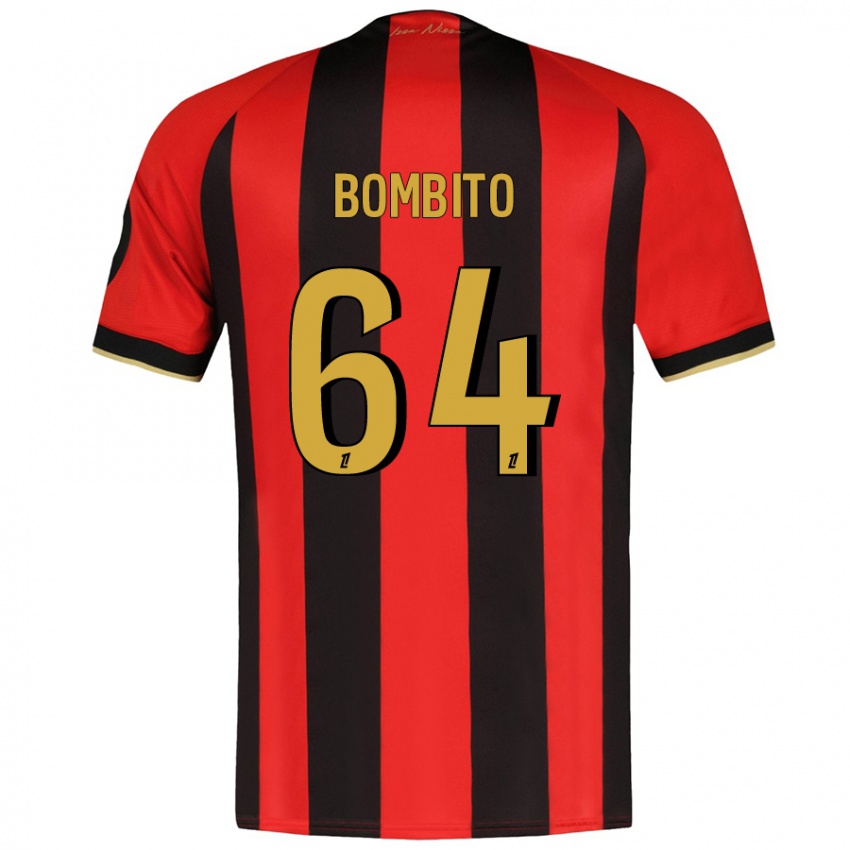 Niño Camiseta Moïse Bombito #64 Rojo Negro 1ª Equipación 2024/25 La Camisa Argentina