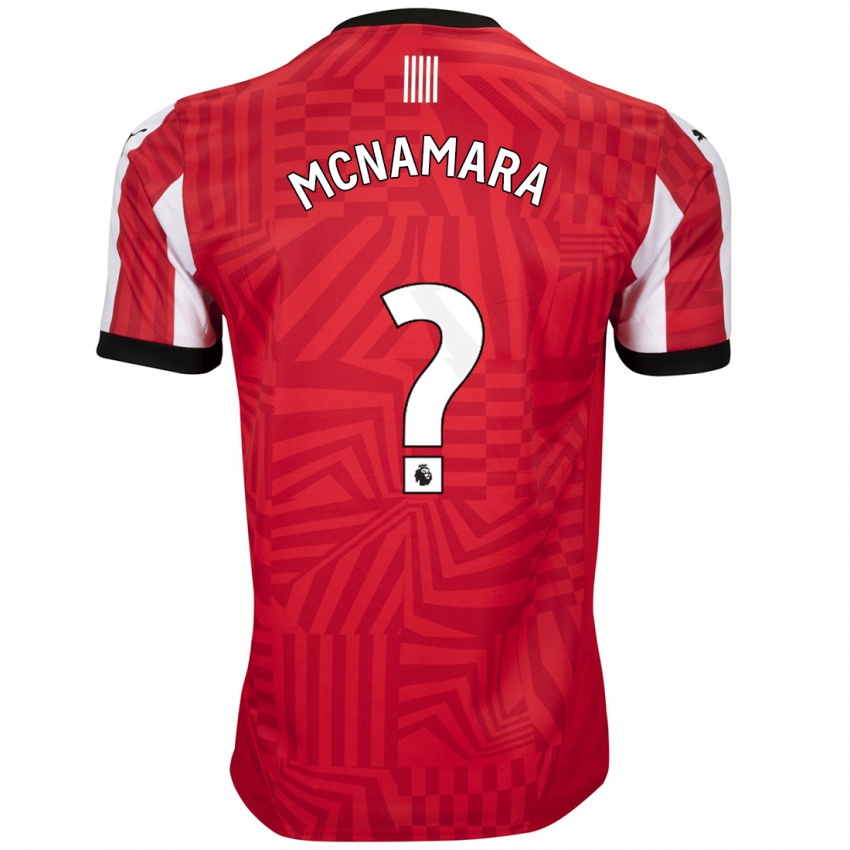 Niño Camiseta Josh Mcnamara #0 Rojo Blanco 1ª Equipación 2024/25 La Camisa Argentina