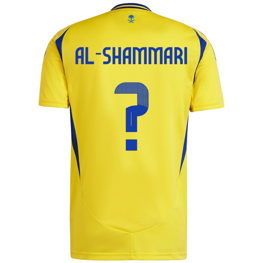 Niño Camiseta Mansour Al-Shammari #0 Amarillo Azul 1ª Equipación 2024/25 La Camisa Argentina