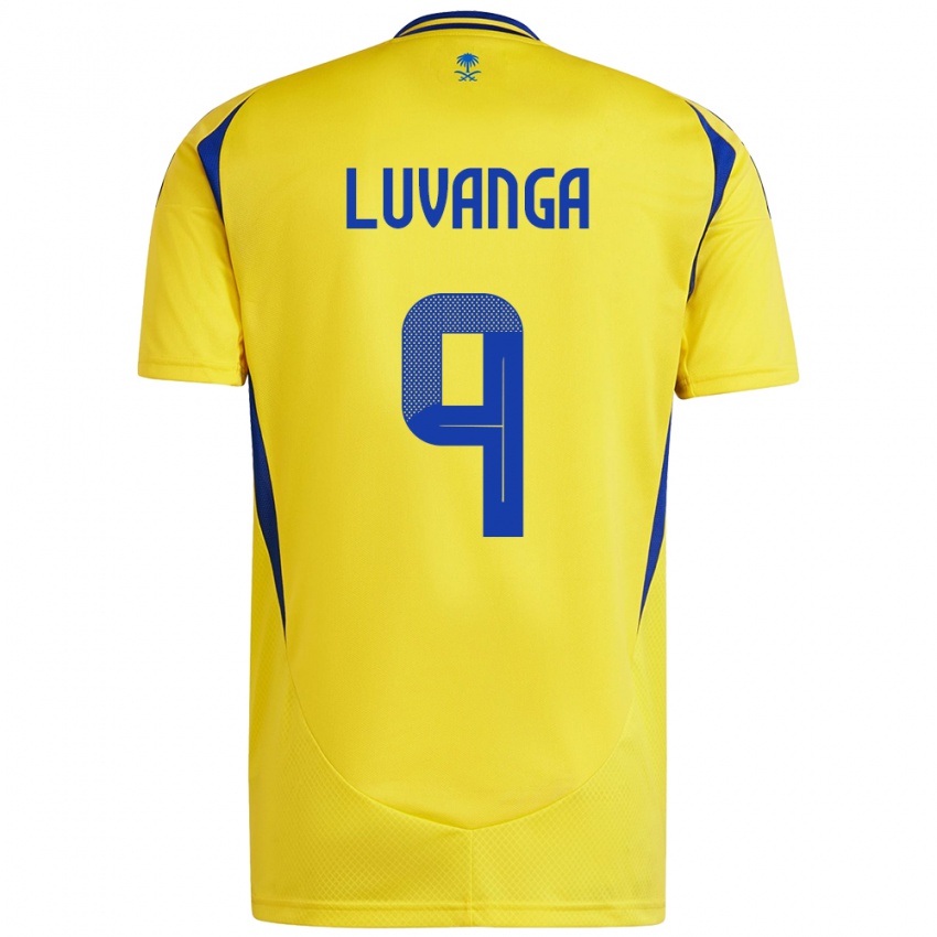 Niño Camiseta Clara Luvanga #9 Amarillo Azul 1ª Equipación 2024/25 La Camisa Argentina