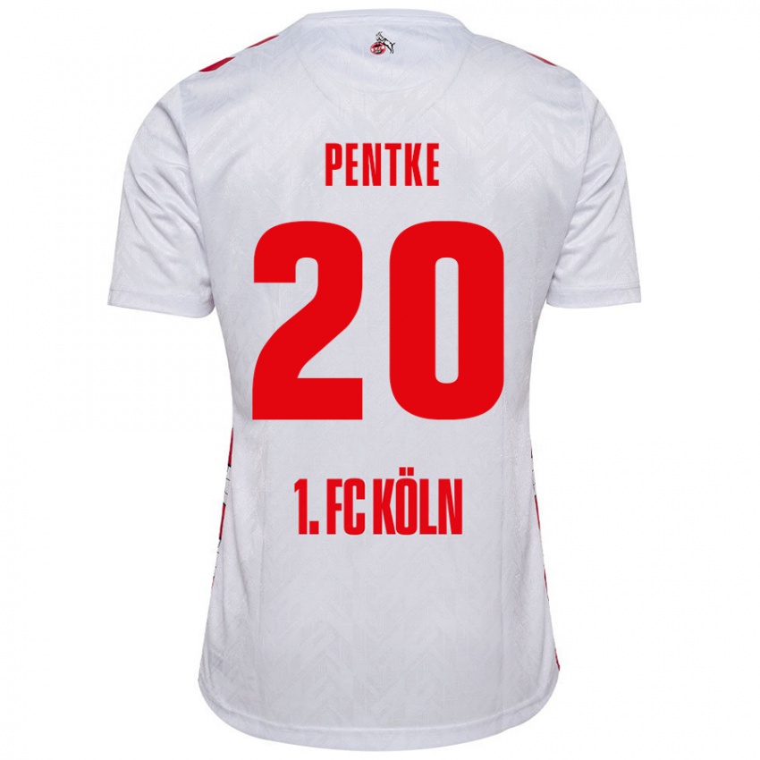 Niño Camiseta Philipp Pentke #20 Blanco Rojo 1ª Equipación 2024/25 La Camisa Argentina