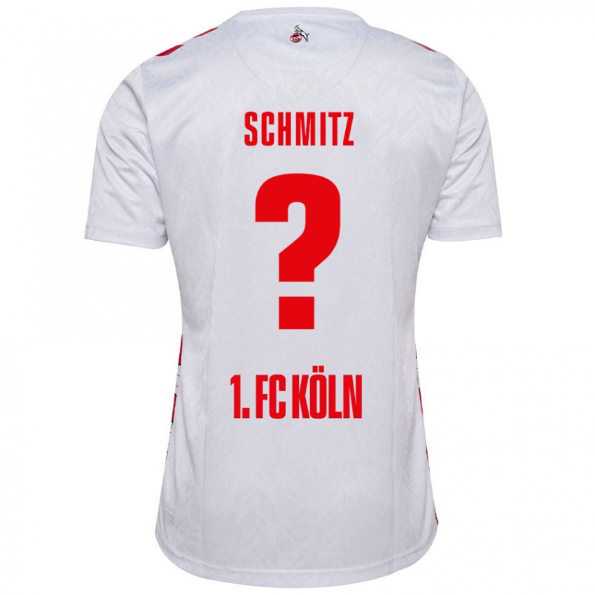 Niño Camiseta Timo Schmitz #0 Blanco Rojo 1ª Equipación 2024/25 La Camisa Argentina