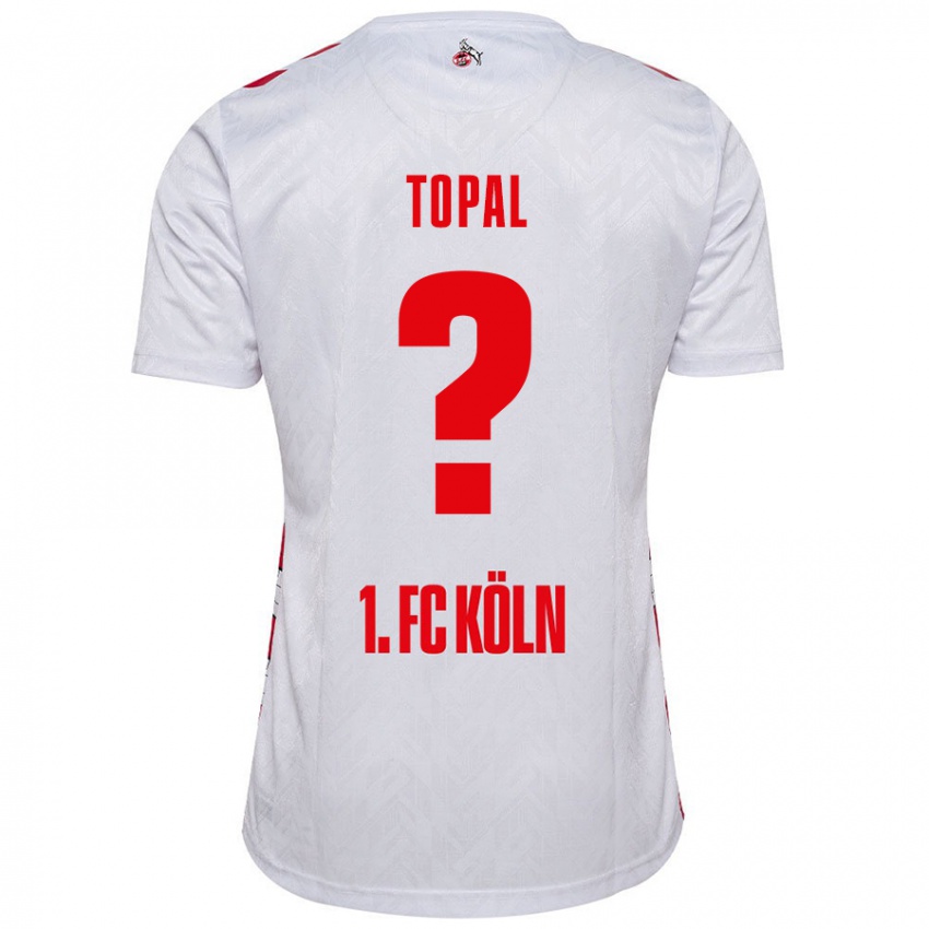 Niño Camiseta Sidar Topal #0 Blanco Rojo 1ª Equipación 2024/25 La Camisa Argentina