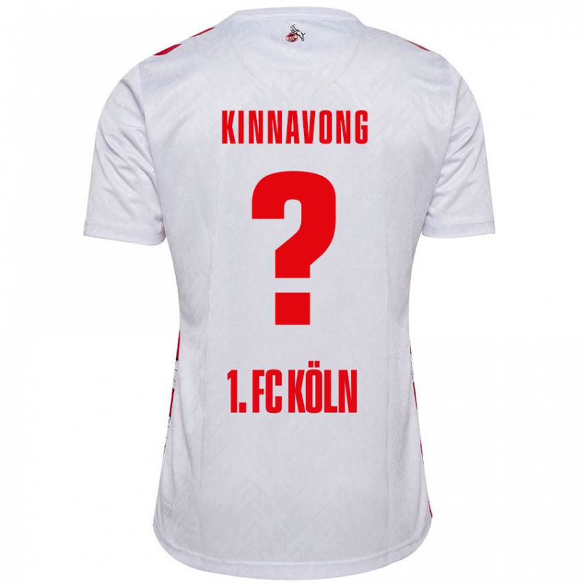 Niño Camiseta Jordan Kinnavong #0 Blanco Rojo 1ª Equipación 2024/25 La Camisa Argentina